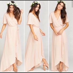 Show Me Your Mumu Flutter Sleeve wrap dress